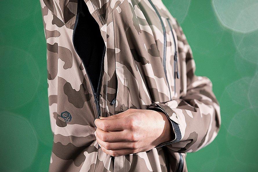 Large underarm vents allows excess heat to escape during activity