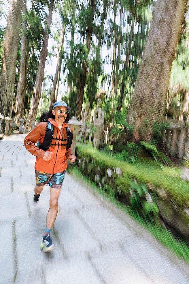 Masatoshi Nakagawa running in Japan.