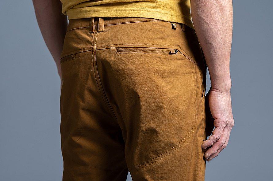 Two secure zip back pockets