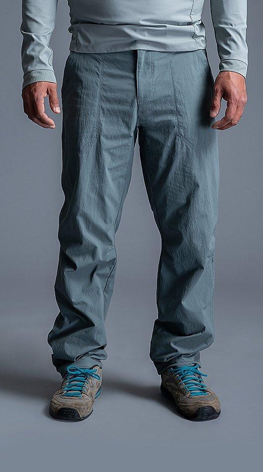 Front view of the Men's Pull-on Basin 
pant in the studio