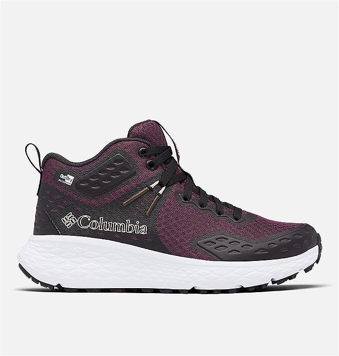 Purple women's hiking shoe from Columbia Sportswear.