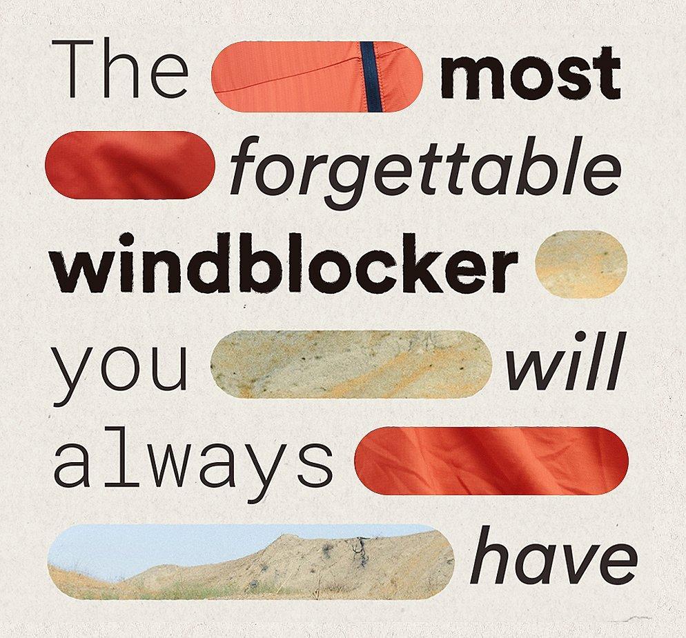 the most forgettable windblocker you will always have