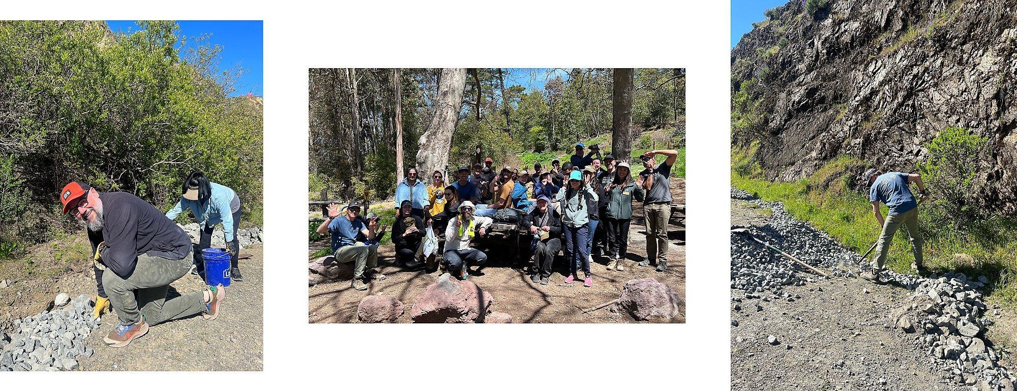 Images from the Leave No Trace x Mountain Hardwear clean up event.