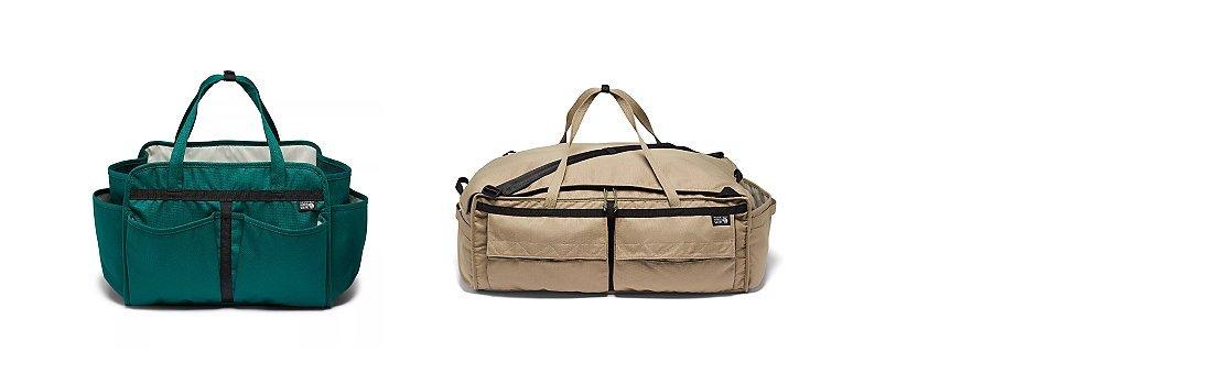 Camp Tough Duffel (left) and Camp Tough Tote (right)