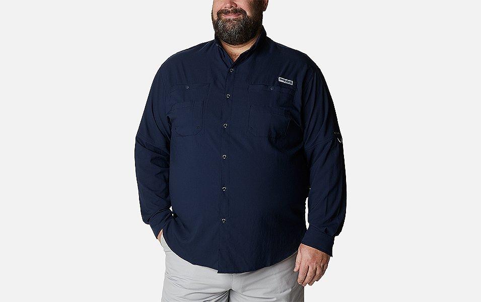Men wearing Tamiami II Long Sleeve PFG Shirt