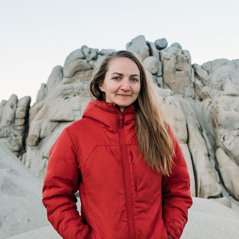 Portrait of Julie Ellison near Bishop, California.