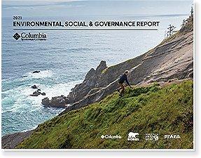 Cover of the 2021 Columbia Corporate Responsibility Report. 