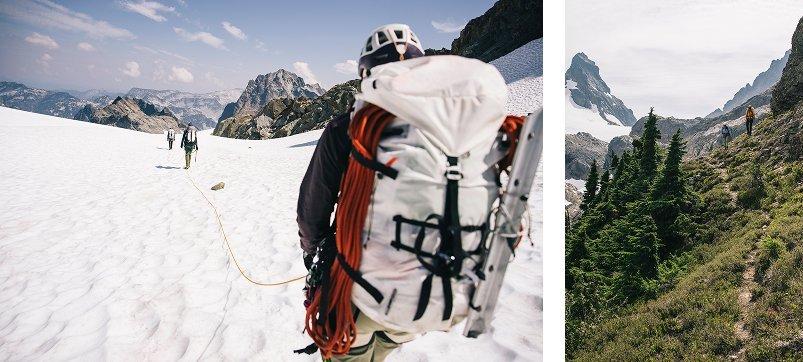From the Crossing The American Alps backpacking trip.