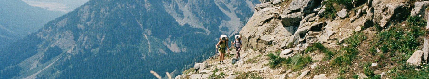 Backpacking in the Northern Cascades.