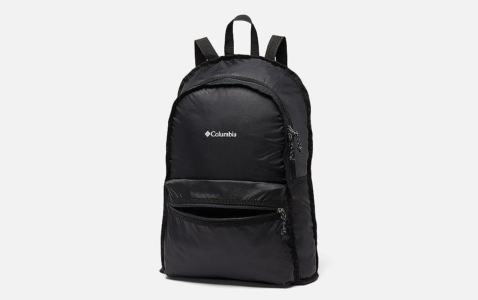 A product shot of Columbia Sportswear’s Lightweight Packable 21L kids backpack set against a white background. 
