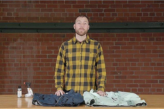 thumbnail image of our How-To: Rainwear Care video
