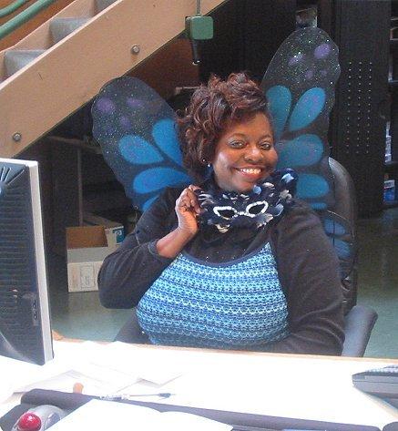 Cynthia Chapple: The Butterfly. Since 1997. Cynthia Chapple is the warmth, positivity, and kindness that is the foundation of Mountain Hardwear. Having been with us (almost) from the beginning, she sets the tone for our office culture. She is the organizer, the welcomer, the listening post, the best giver of hugs, the keeper of office ghost stories. She is a beacon of stability and positivity - and one of the core reasons Mountain Hardwear feels like a family.
