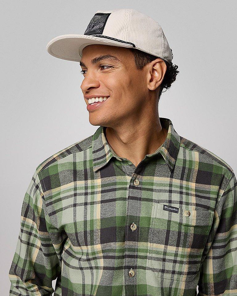 A man in plaid.