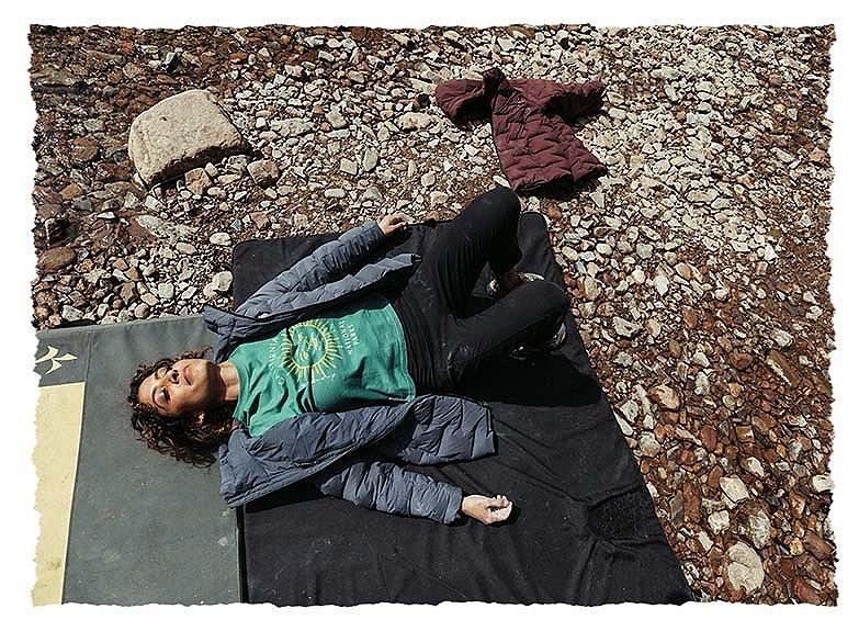 Napping on the crashpad