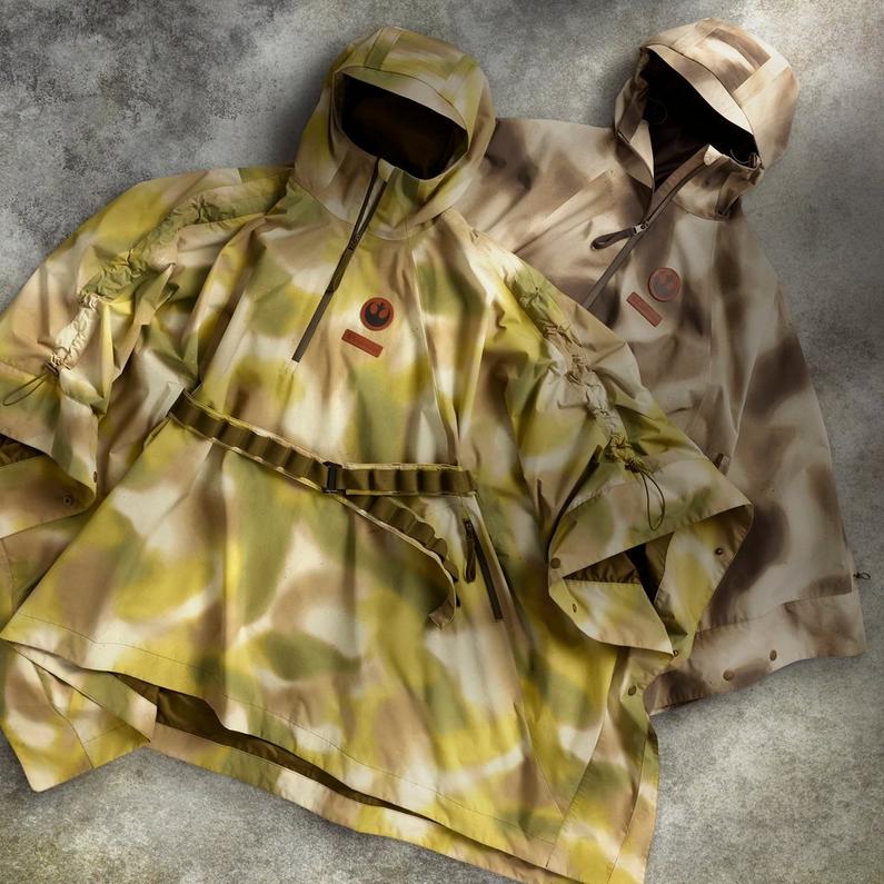 Assorted gear from the Columbia and Star Wars Endor collection.