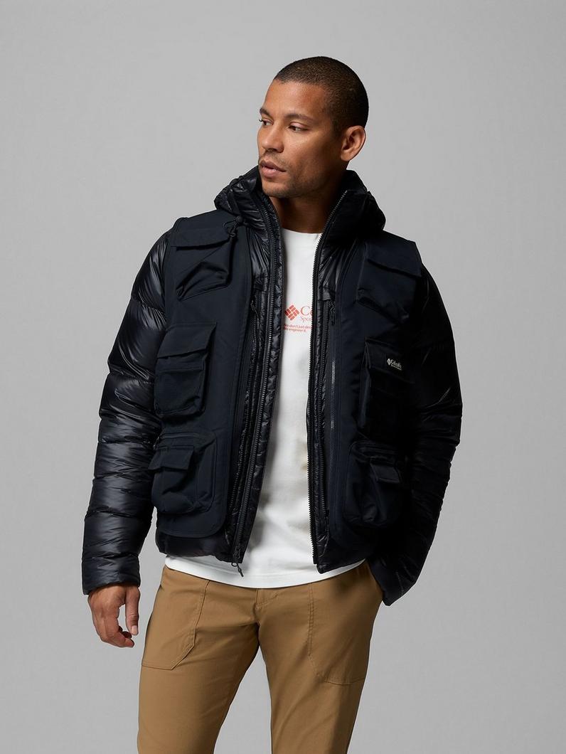 Man wearing Dually Mountain Jacket