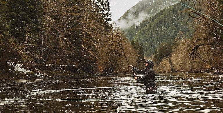 After COVID-19 rerouted his sailing trip, pro-snowboarder and fly-fishing guide Curtis Ciszek encountered formidably turbulent waters—and was reminded that cold-weather fishing is more rewarding than you think