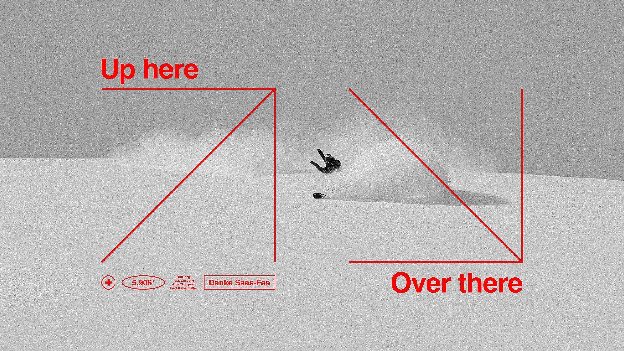 Up Here Over There title card.