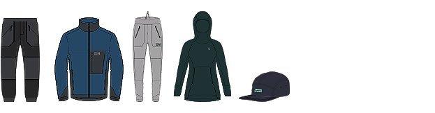 Line drawings of the products featured in employee favorites
