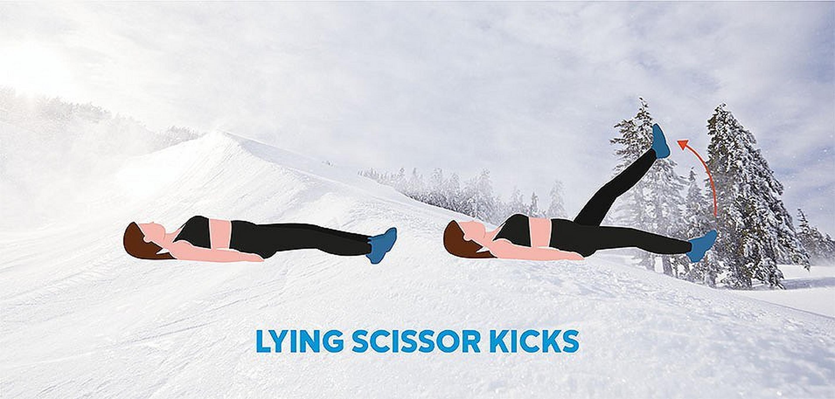 Lying Scissor Kicks