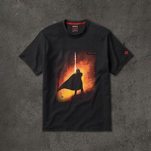 Close up of a Vader shirt for adults