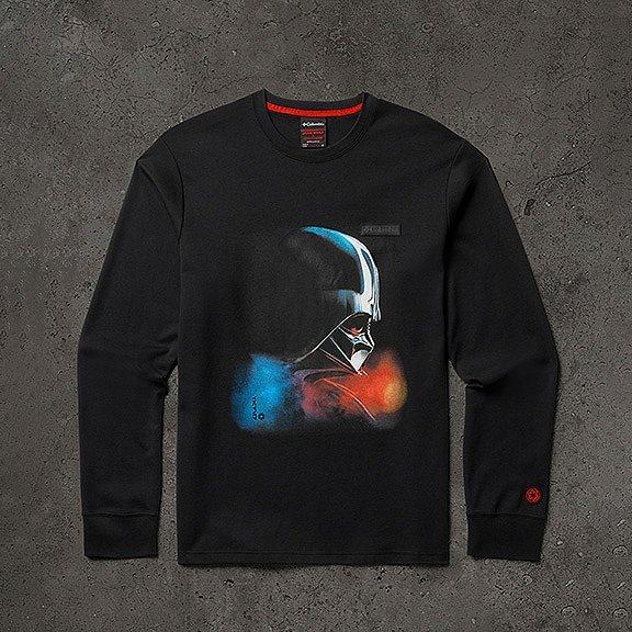 Close up of a Vader long sleeve shirt