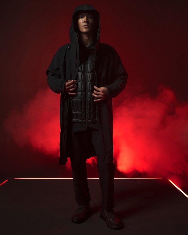 Man in Interchange Vader Jacket