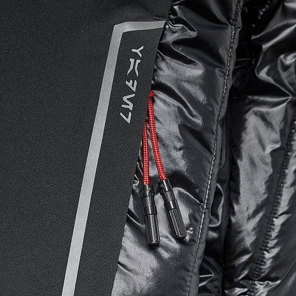 Lightsaber™ zipper pulls and reflective Aurebesh message
