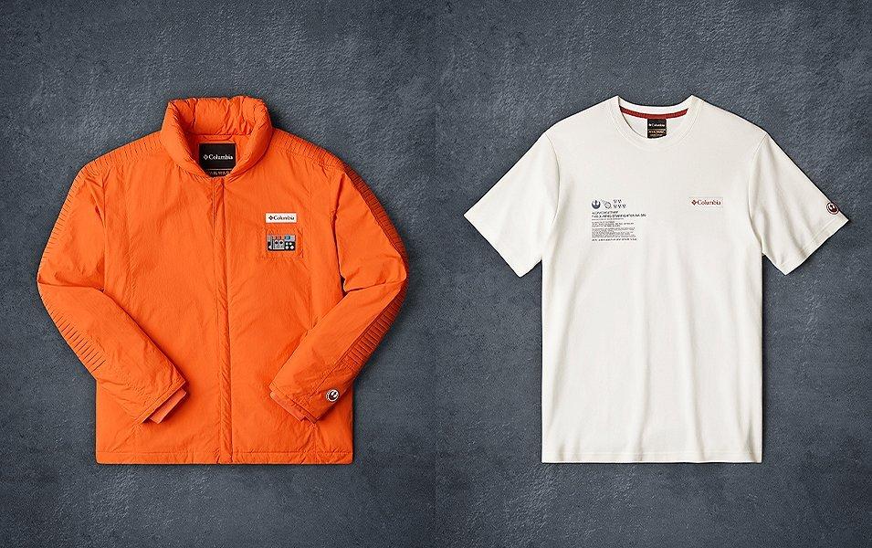 Close-up of a Skywalker Pilot Lightweight Jacket and Skywalker Pilot Short Sleeve Shirt. 