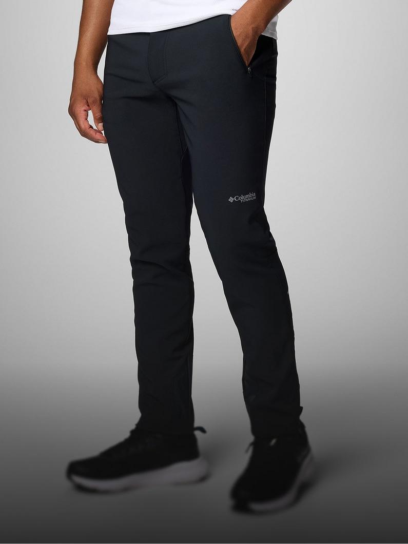 A man wearing fitted pants