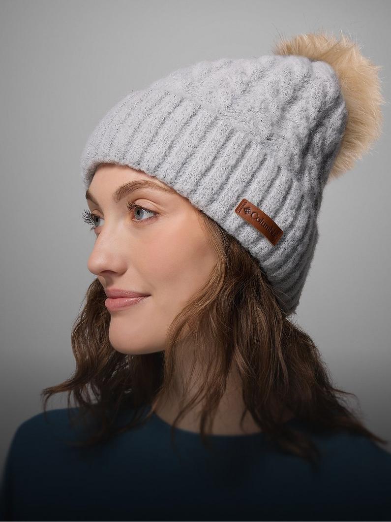 A woman wearing a beanie