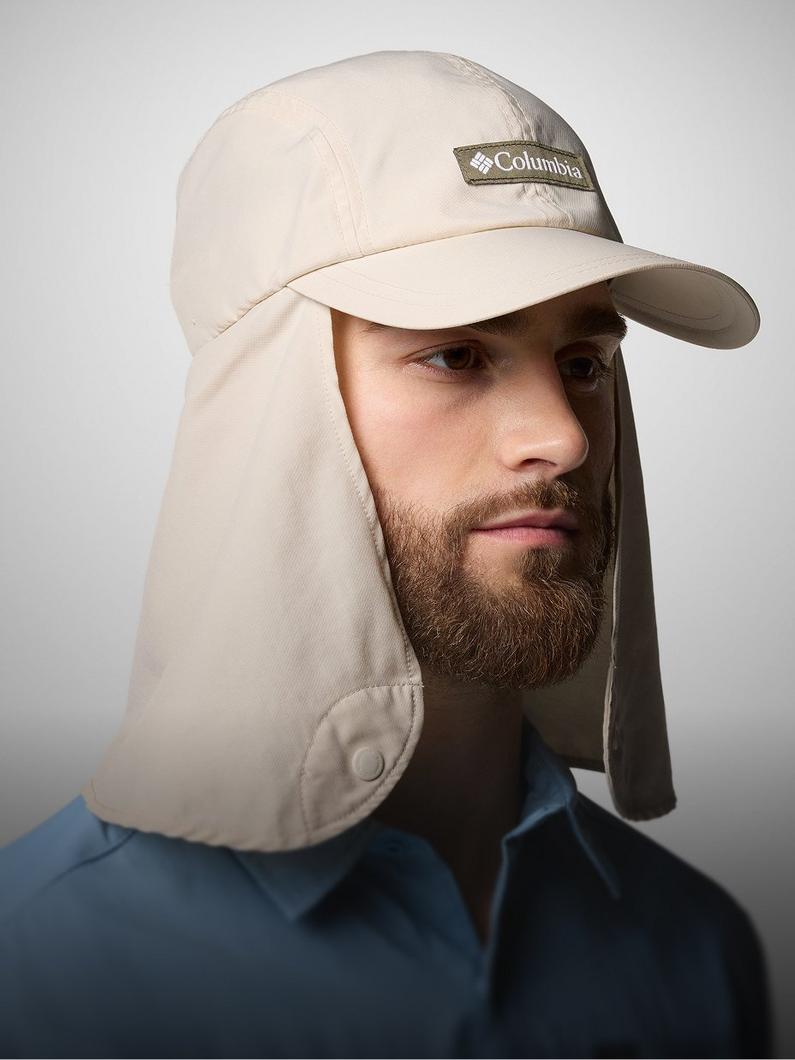 A man wearing a booney hat