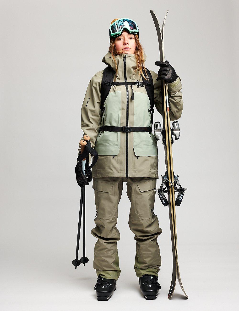 Women's backcountry kit.