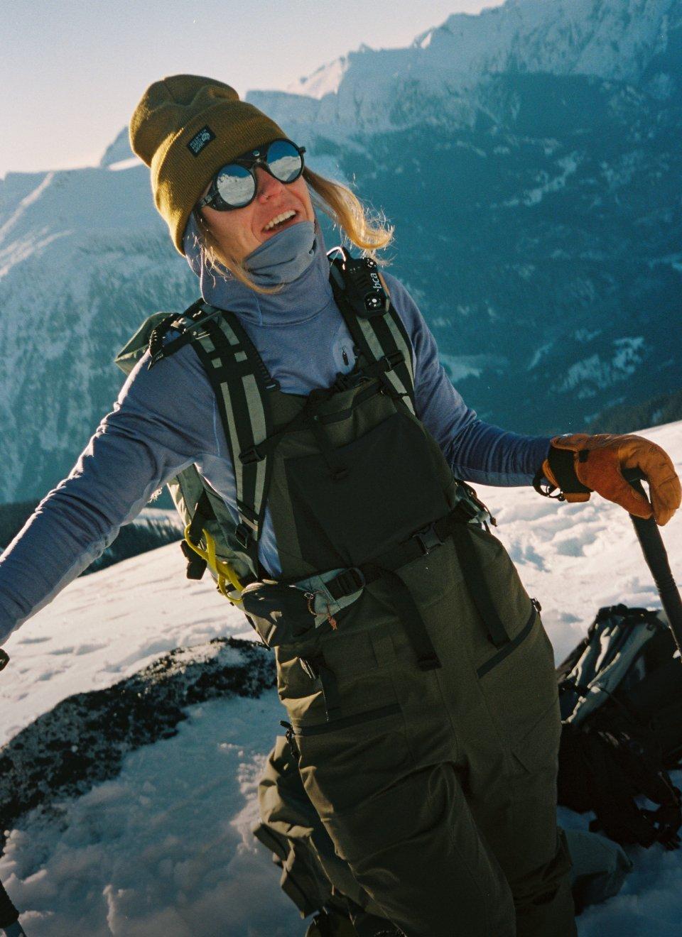 Erin Spong on the mountains.