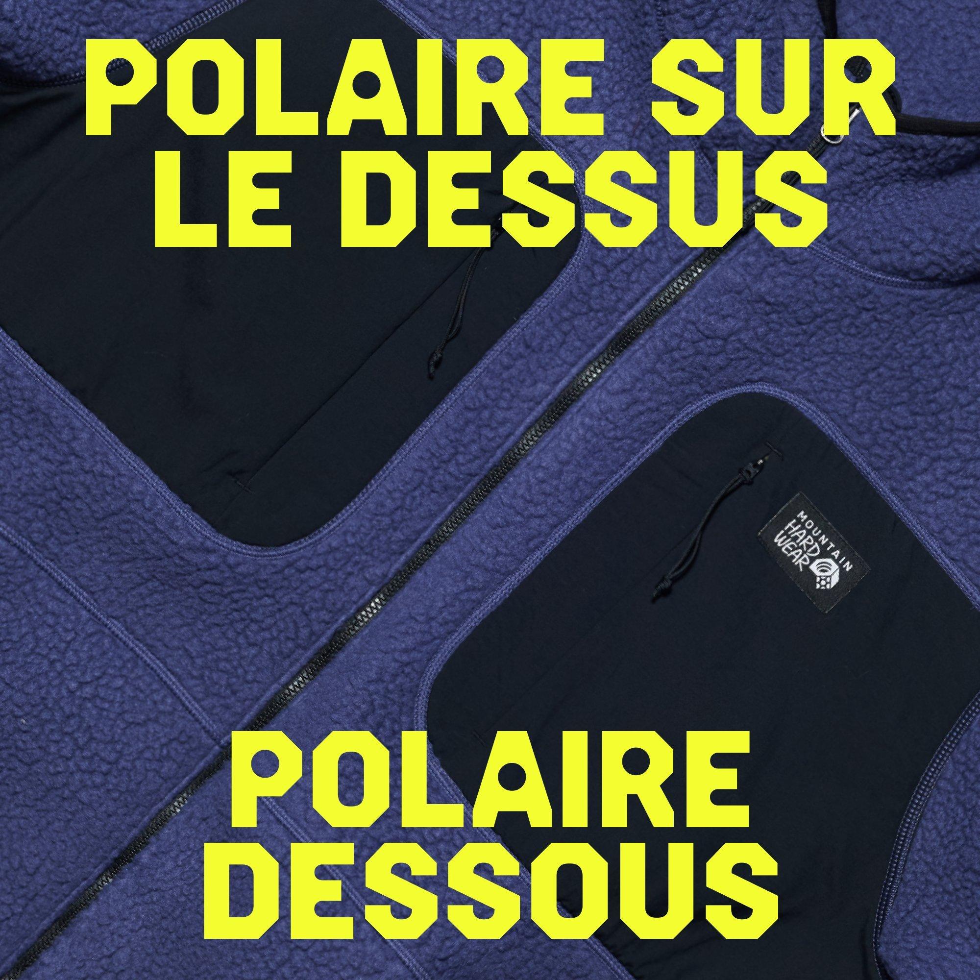 POLAIRE SUR LE DESSUS POLAIRE DESSOUS