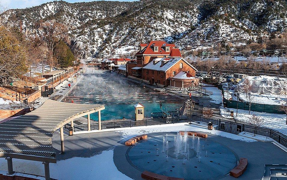 Glenwood Springs Hots Spring in Colorado