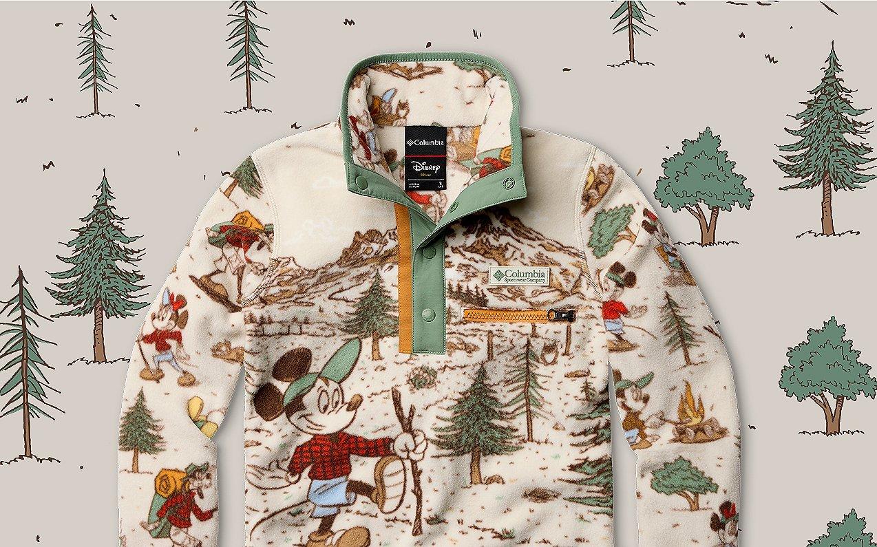 Video showing collaboration between Columbia and Disney on the collection. 