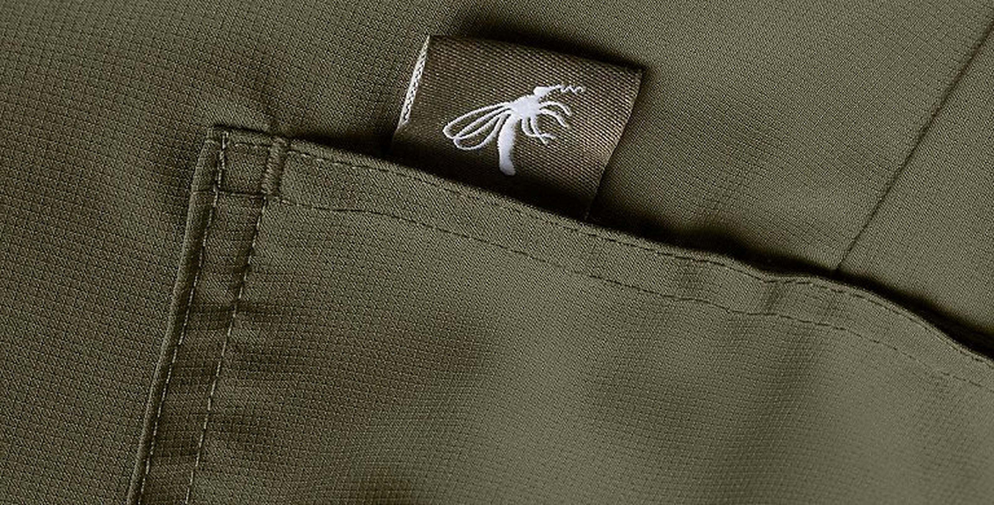 Insect Shield® fabric and mosquito on fabric tab