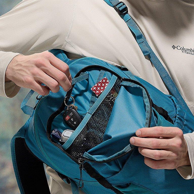 Close-up of the front accessory pocket