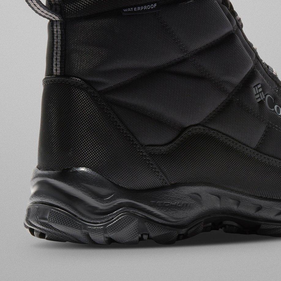 Kappa Bonfire Winterstiefel – Knöchelhoch, Robust, Mit Rutschfester Sohle (Schwarz)