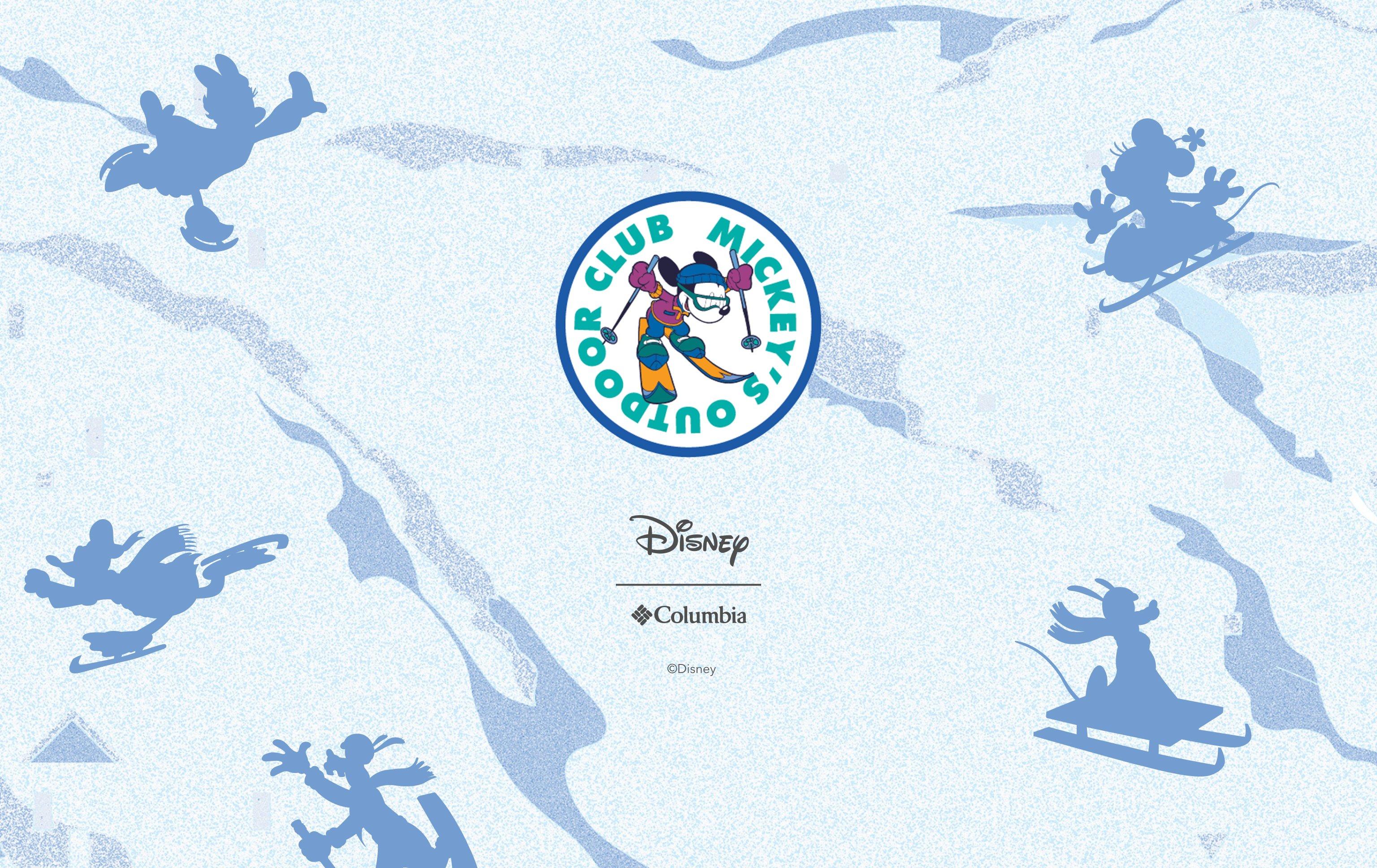 Disney x Columbia. Mickey's Outdoor Club badge.
