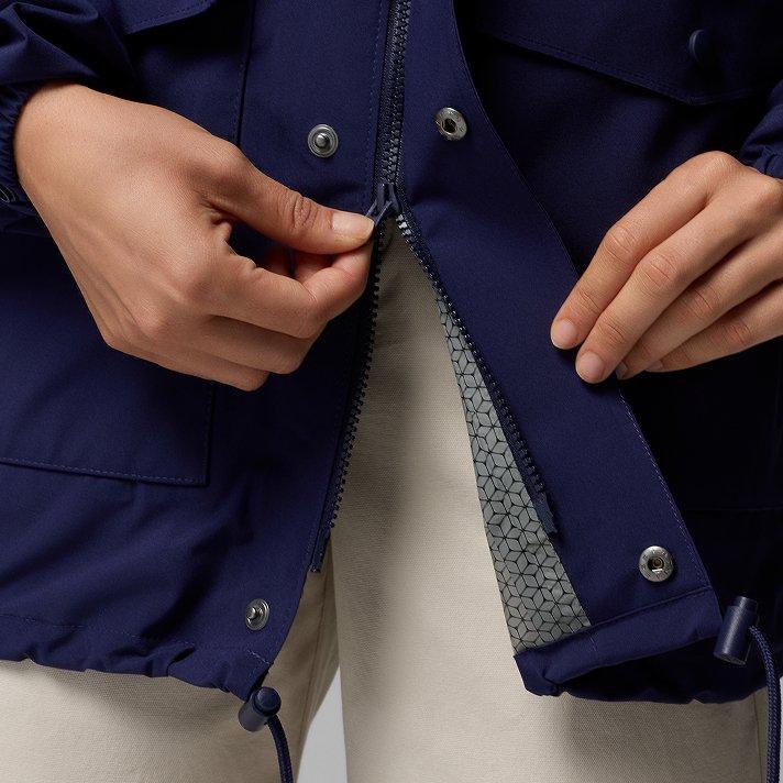 Two way jacket zipper