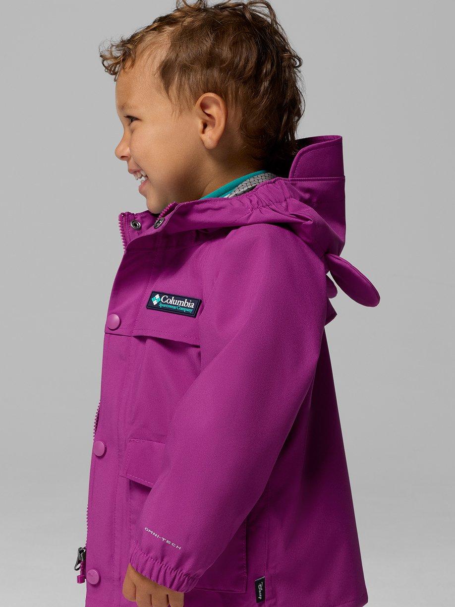 Pink rain jacket