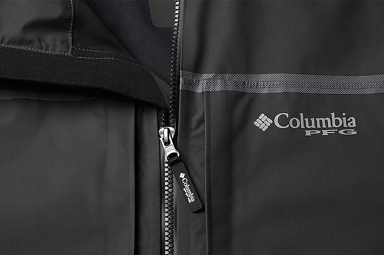 An image of the coated zipper that blocks moisture and wetness