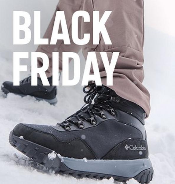 Someone walking in the snow with tough winter boots.