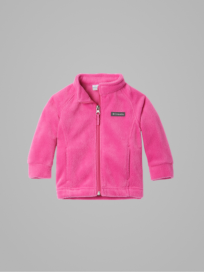 Bright blue baby bunting with text: Infant