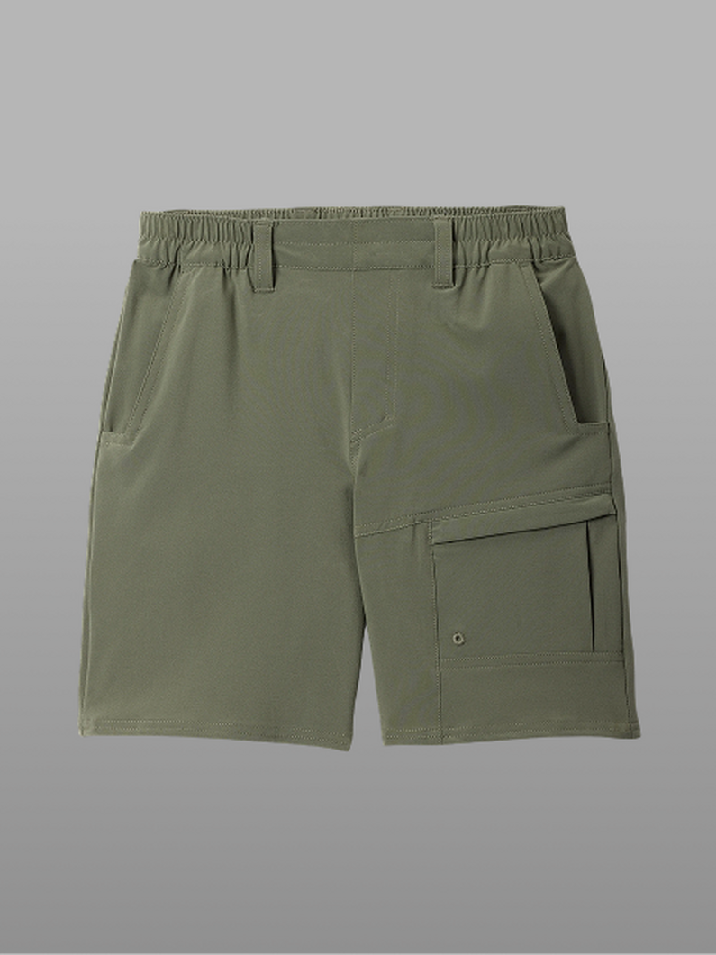 A pair of green shorts
