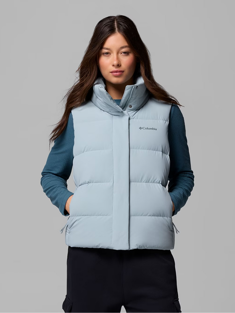 Amaze Puff Vest in Crushed Blue