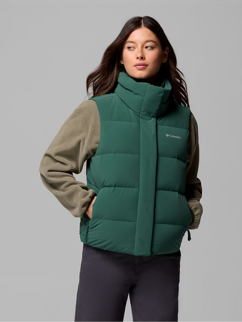 Amaze Puff Vest in Rain Forest