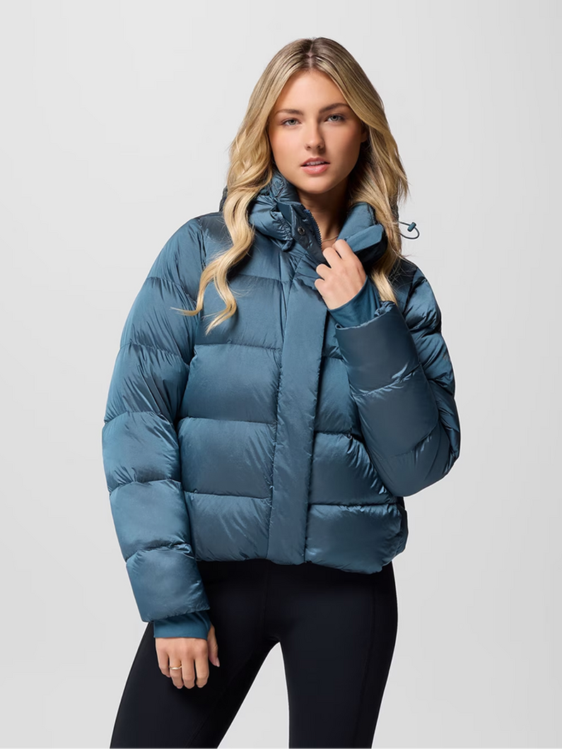 Amaze Puff Waist in Everblue High Shine